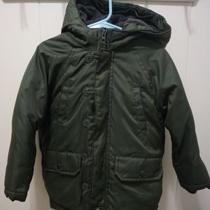 Super warm toddler boy cold control parka from GAP